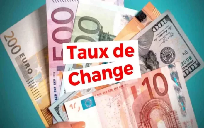 Le Taux De Change L Quivalent De En Dinars Alg Riens Sur Le