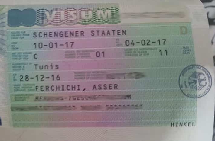 Visa Schengen d'Allemagne