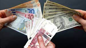 dinar, euro et dollar