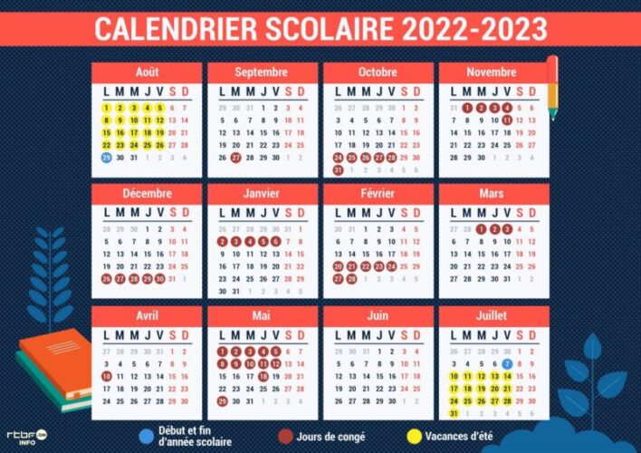 Calendrier scolaire 2023 : les dates des prochaines vacances