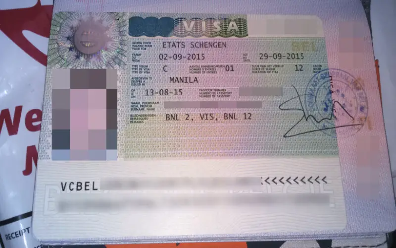 Visa en Belgique de court séjour