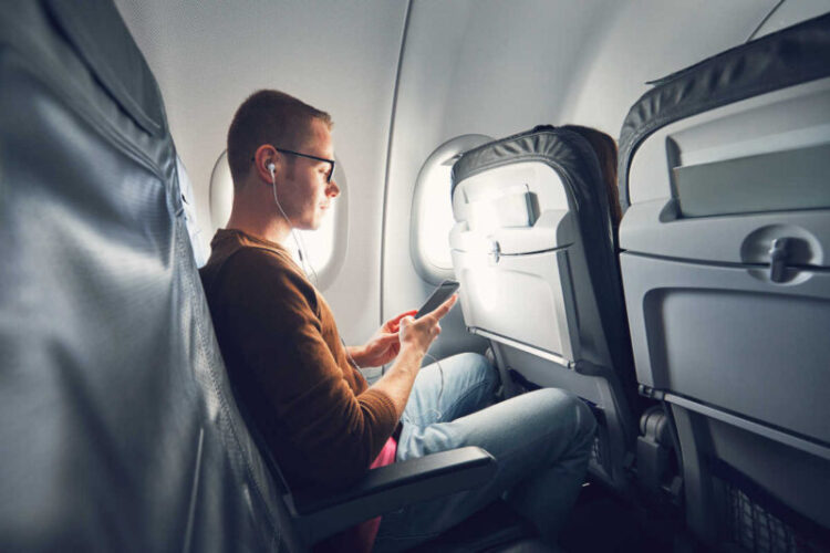 le téléphone portable dans les cabines d'avions