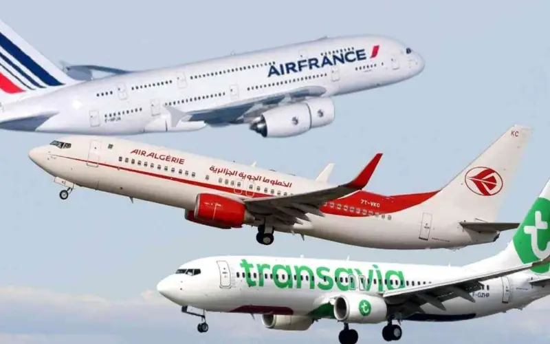 Air Algérie, d'Air France et de Transavia 