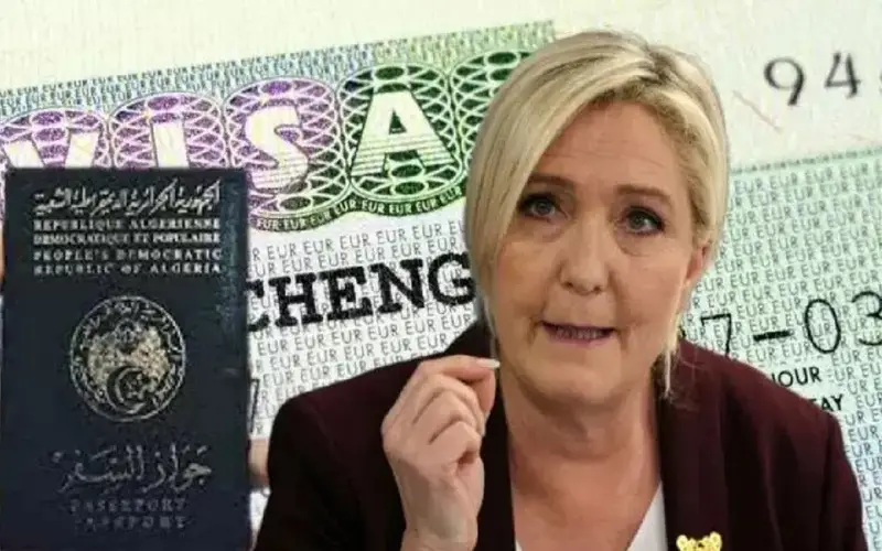 Le Pen incite à la suspension de visas Schengen pour les algériens.