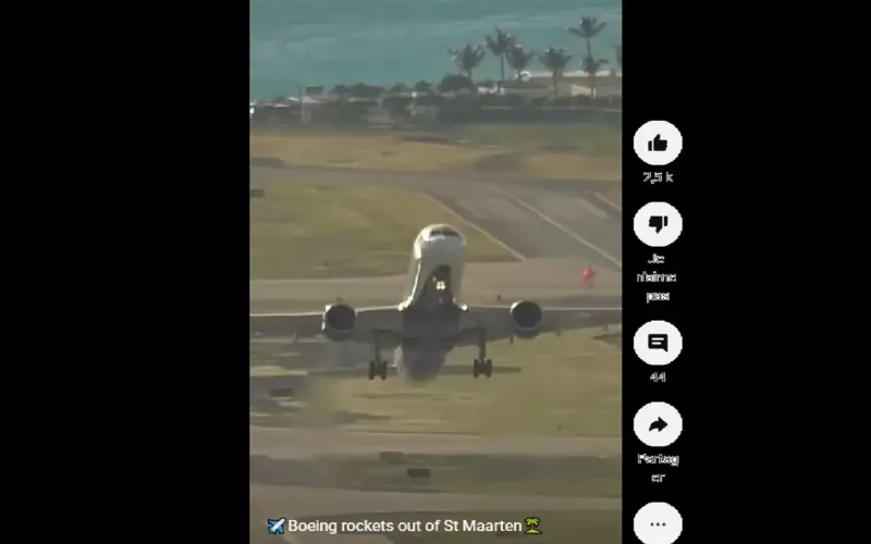 Décollage d’un avion : Un décollage à la verticale d’un Boeing B757
