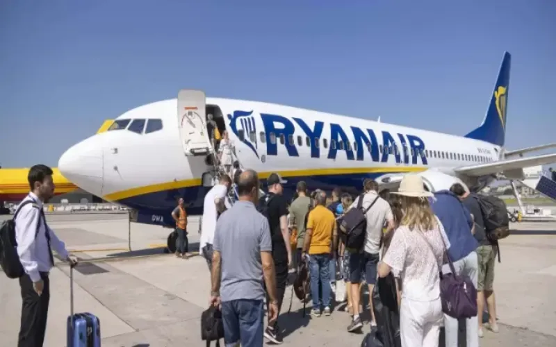Ryanair : Record de transport de passagers en juillet