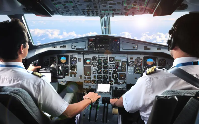 Demander à visiter le cockpit de l'avion