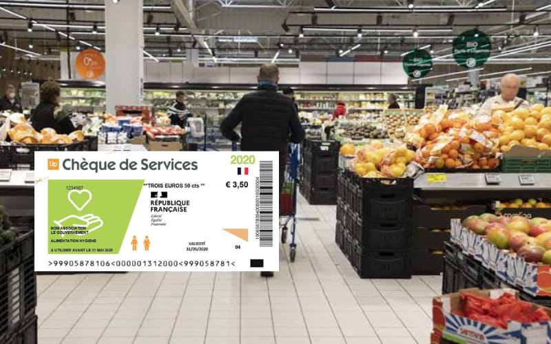 Chèque alimentaire 2023 en France