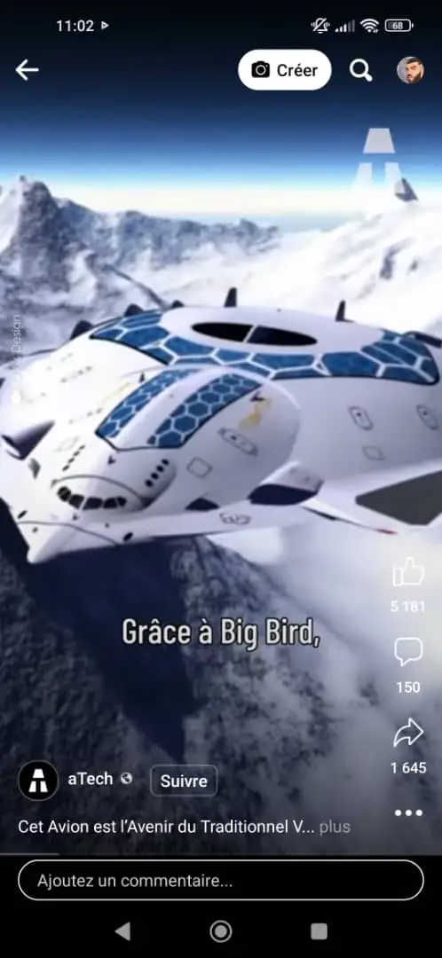L'avion supersonique du futur