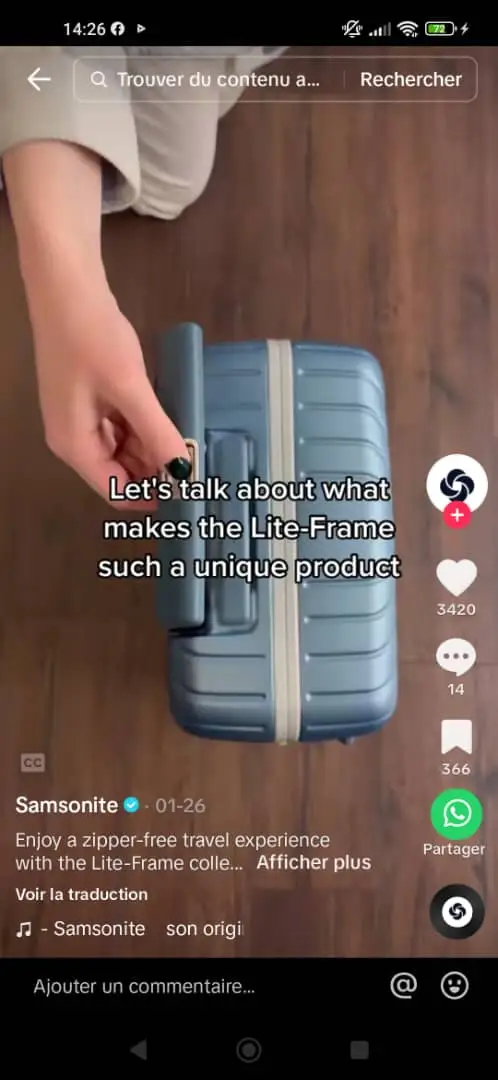 Une valise adaptée à tous les voyages