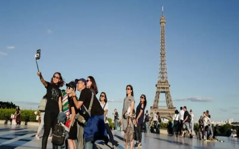 touristes en France
