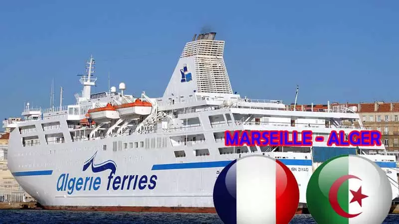 Traversées d'Algérie Ferries France en juillet vers la France