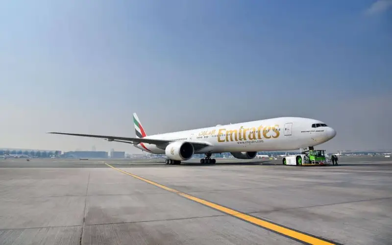 Emirates effectue un vol avion Boeing 777-300ER avec carburant d'aviation durable