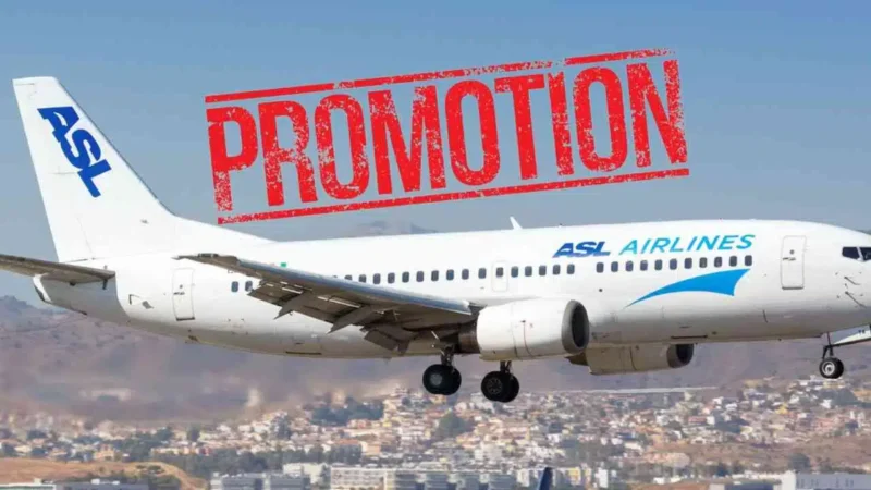 Billets Algérie-France : des offres promotionnelles chez ASL Airlines pour le mois de juin