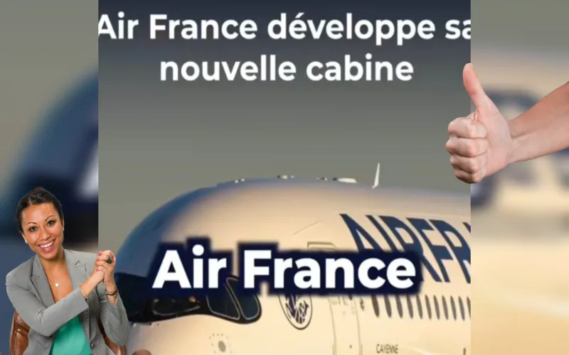 Air France présente ses nouvelles cabines ultra modernes en vidéo