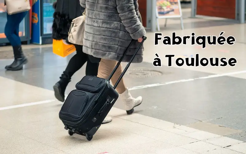 Fabriqué à Toulouse, cette valise de voyage assez spéciale fait sensation
