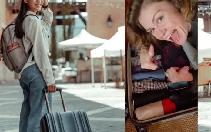 Voici les techniques utilisées par cette tiktokeuse pour organiser sa valise de voyage (vidéo)