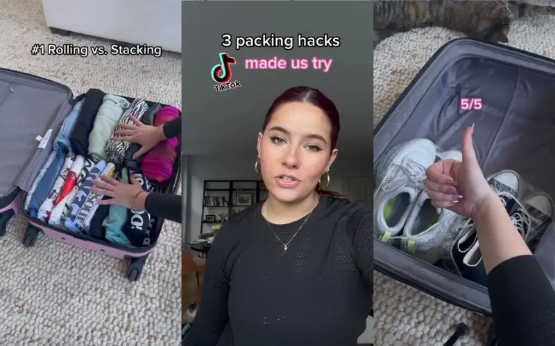 Valise de voyage : 3 astuces d’emballage TikTok pour des voyages sans soucis (vidéo)