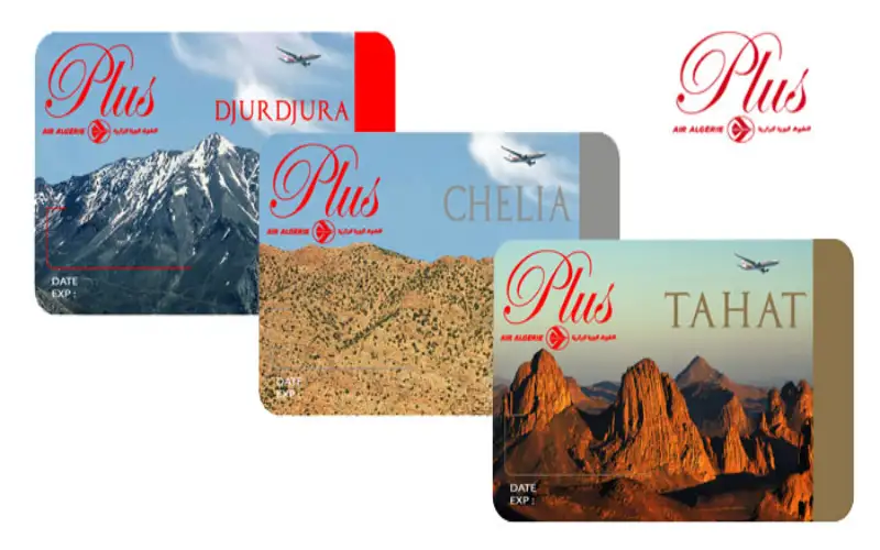 Les cartes de fidélité d'Air Algérie